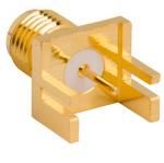 RF Connector SMA PCB End Launch Jack 50 Ohm (Jack, Female) L14.3mm